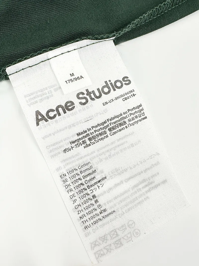 Acne Studio Retro White Acne Studios Series 1: Acne Studios 2: ： 1:1 Acne ： Size： S M L XL ： BB